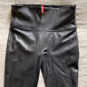 Spanx Faux Leather Leggings
